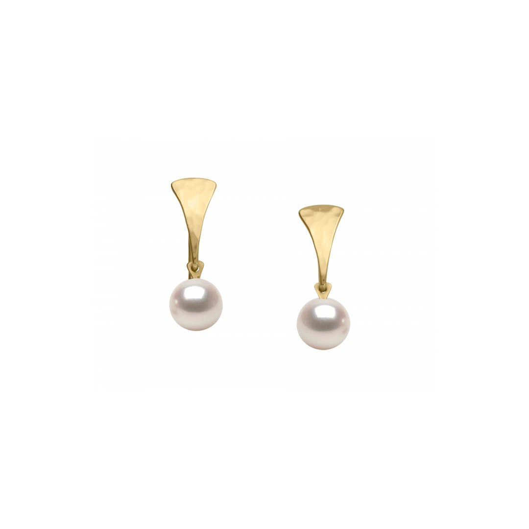 Pearl Drop Earrings - Continental Diamond