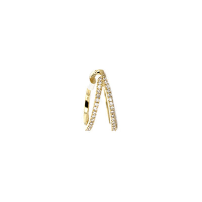 0.09 ctw Diamond Ear Cuff - Continental Diamond