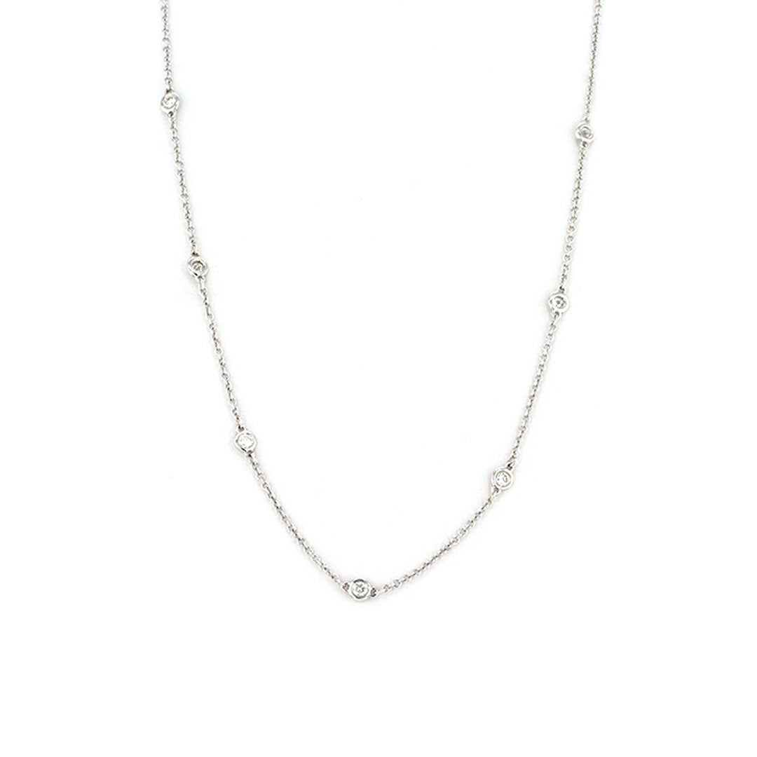 16.5" Diamond By The Yard Necklace - Continental Diamond