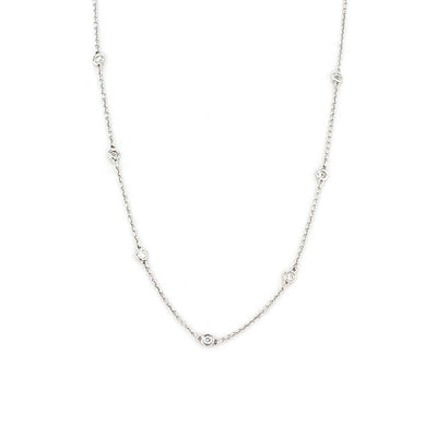 16.5" Diamond By The Yard Necklace - Continental Diamond