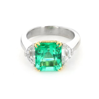 Emerald & Diamond Ring - Continental Diamond