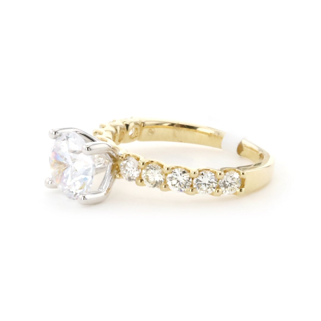 0.80 ctw Diamond Solitaire Engagement Ring - Continental Diamond