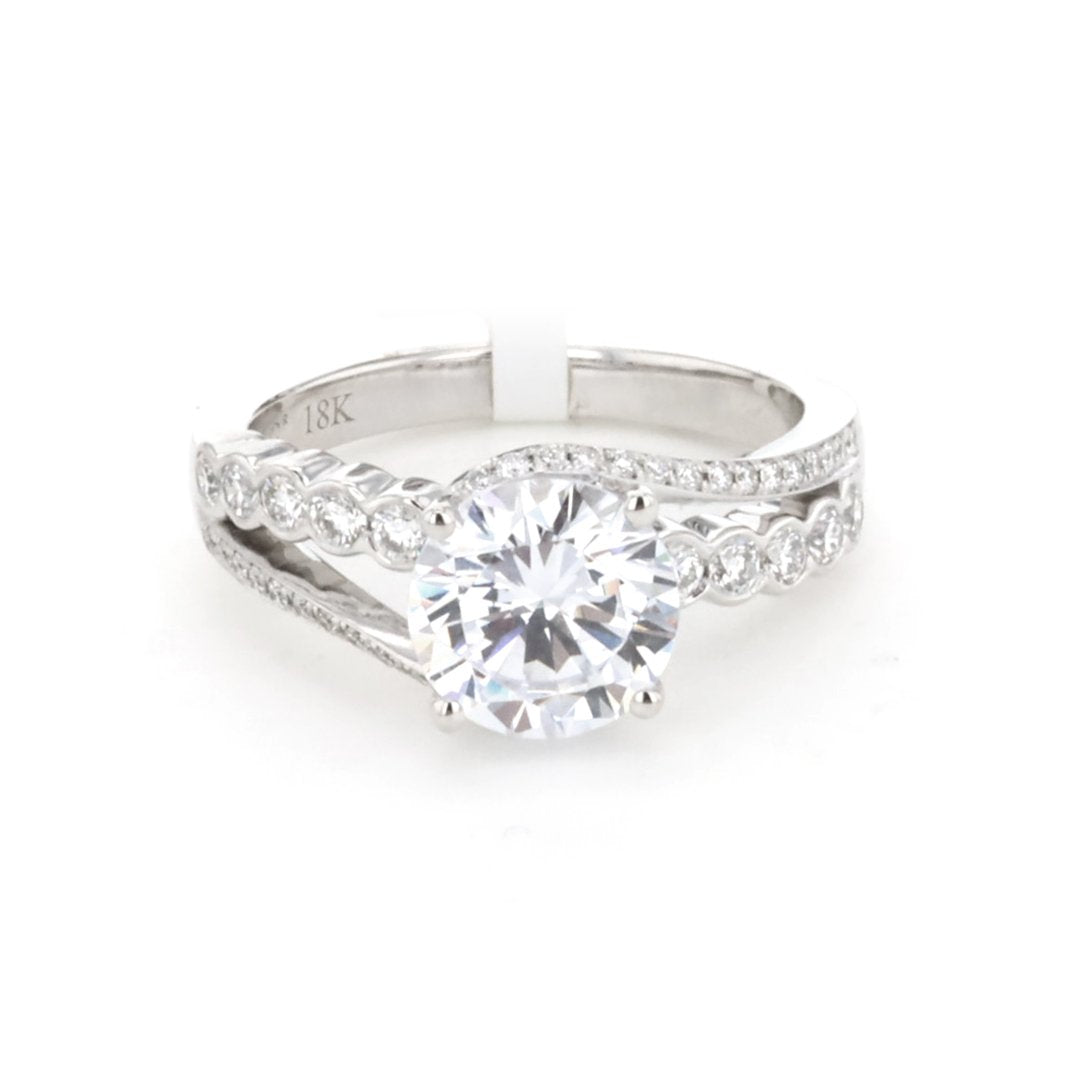 0.48 ctw Diamond Solitaire Engagement Ring - Continental Diamond