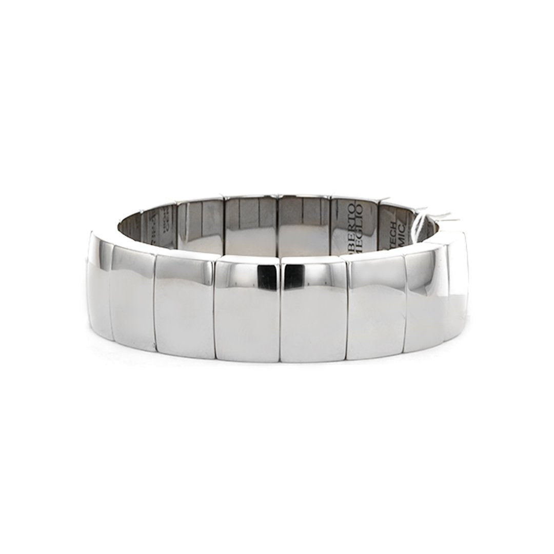 Gold Plated Stretch Bracelet - Continental Diamond