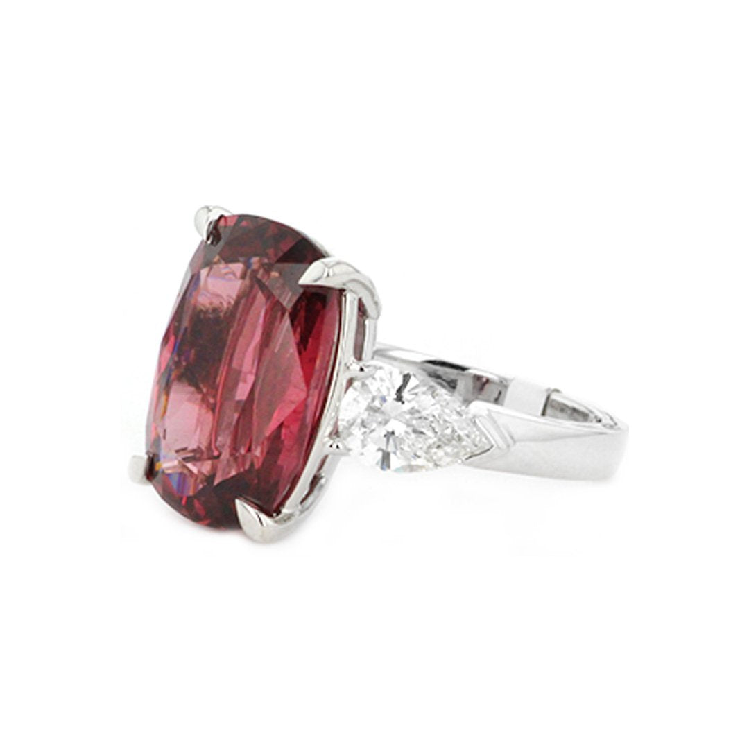 Pink Spinel & Diamond Ring - Continental Diamond