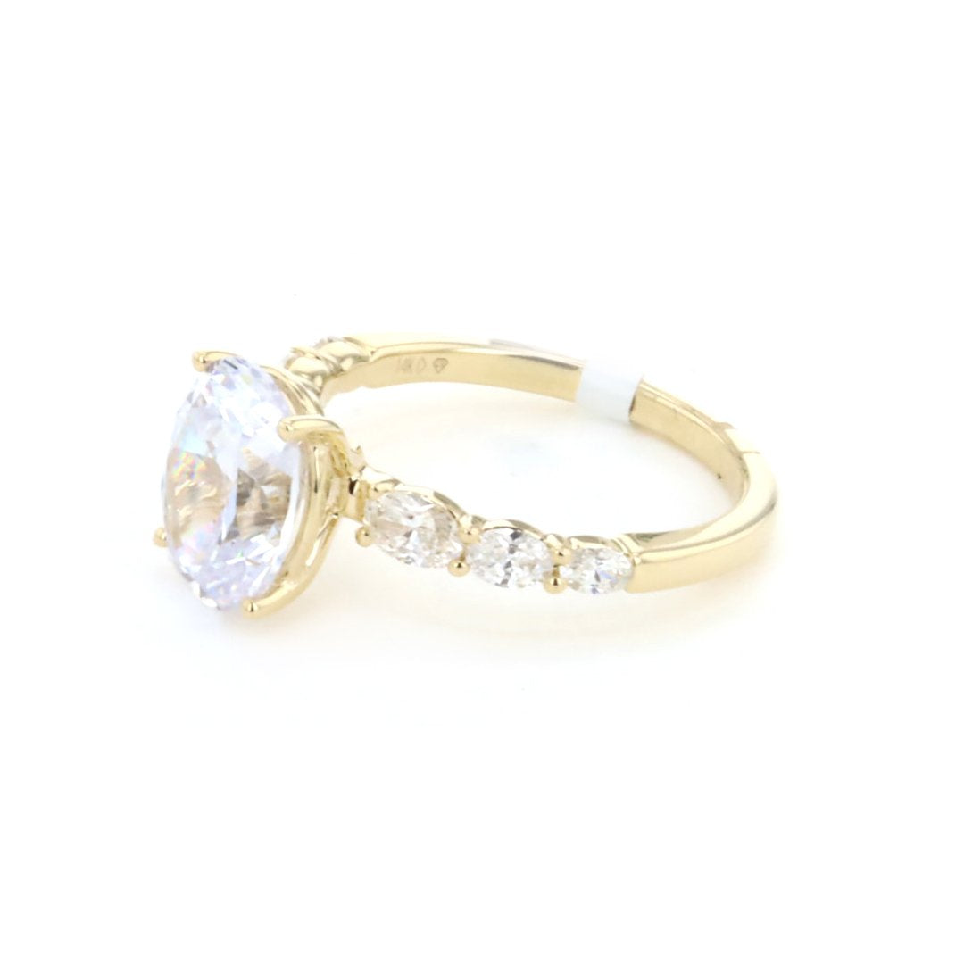 0.55 ctw Diamond Solitaire Engagement Ring - Continental Diamond