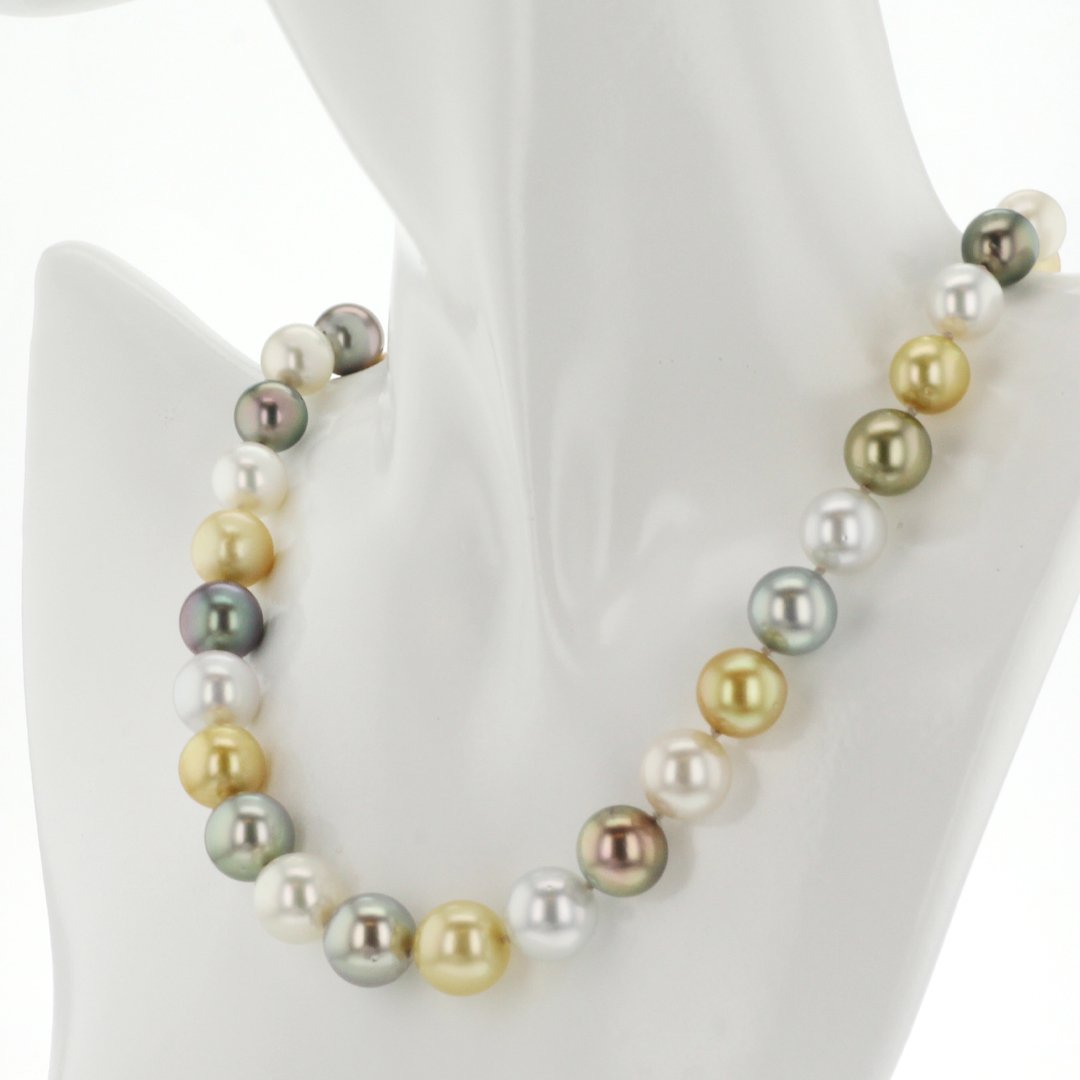 10-13.2MM Multicolor Pearl Necklace