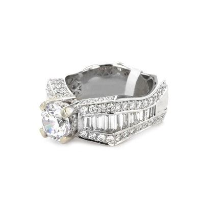 1.33 ctw Diamond Solitaire Engagement Ring - Continental Diamond