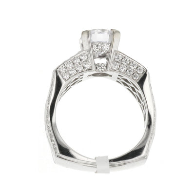 1.33 ctw Diamond Solitaire Engagement Ring - Continental Diamond