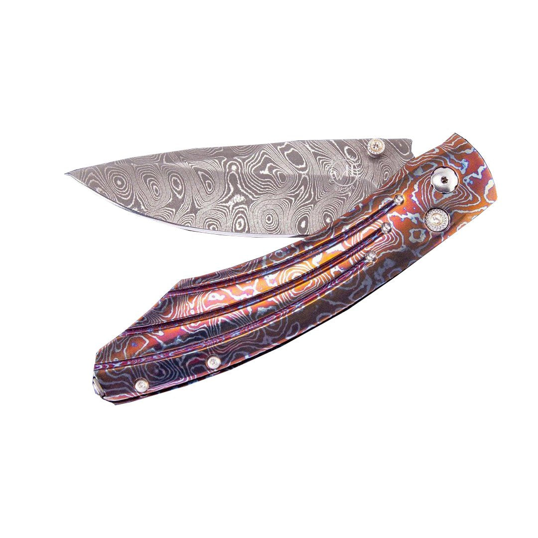 Damascus Blade Pocket Knife