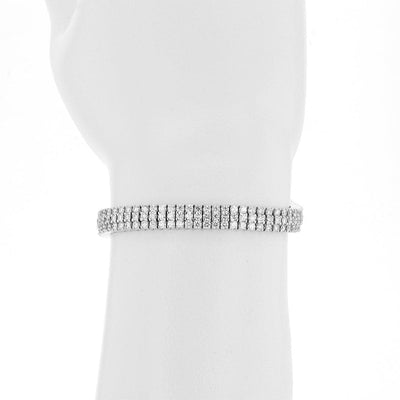 7.10 ctw Diamond Tennis Bracelet - Continental Diamond