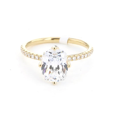 0.14 ctw Diamond Solitaire Engagement Ring - Continental Diamond