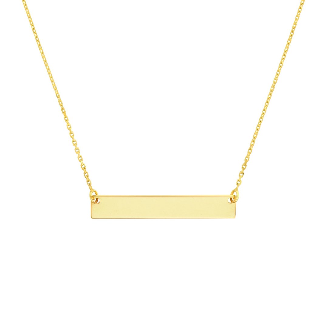 Mini Bar Necklace - Continental Diamond