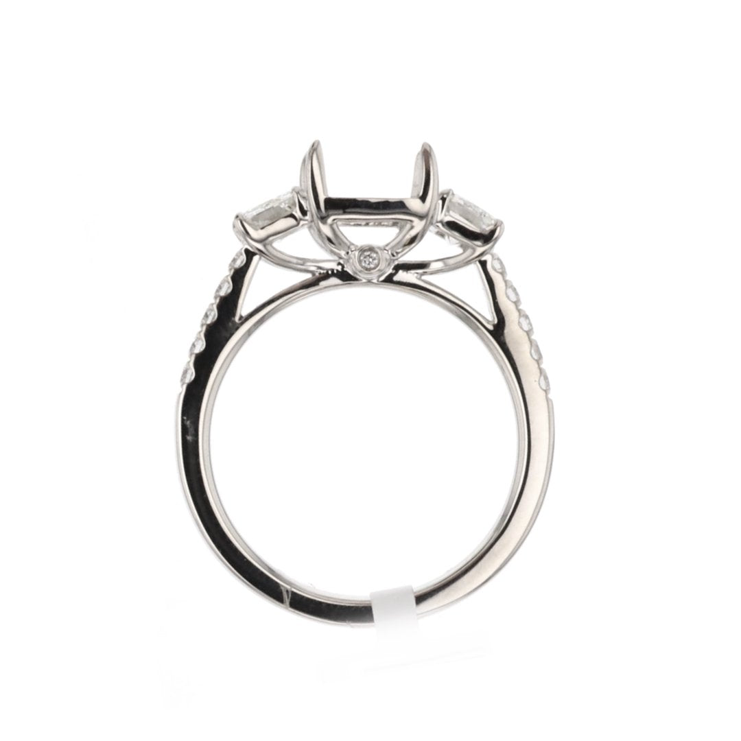 1.02 ctw Diamond Three-Stone Engagement Ring - Continental Diamond