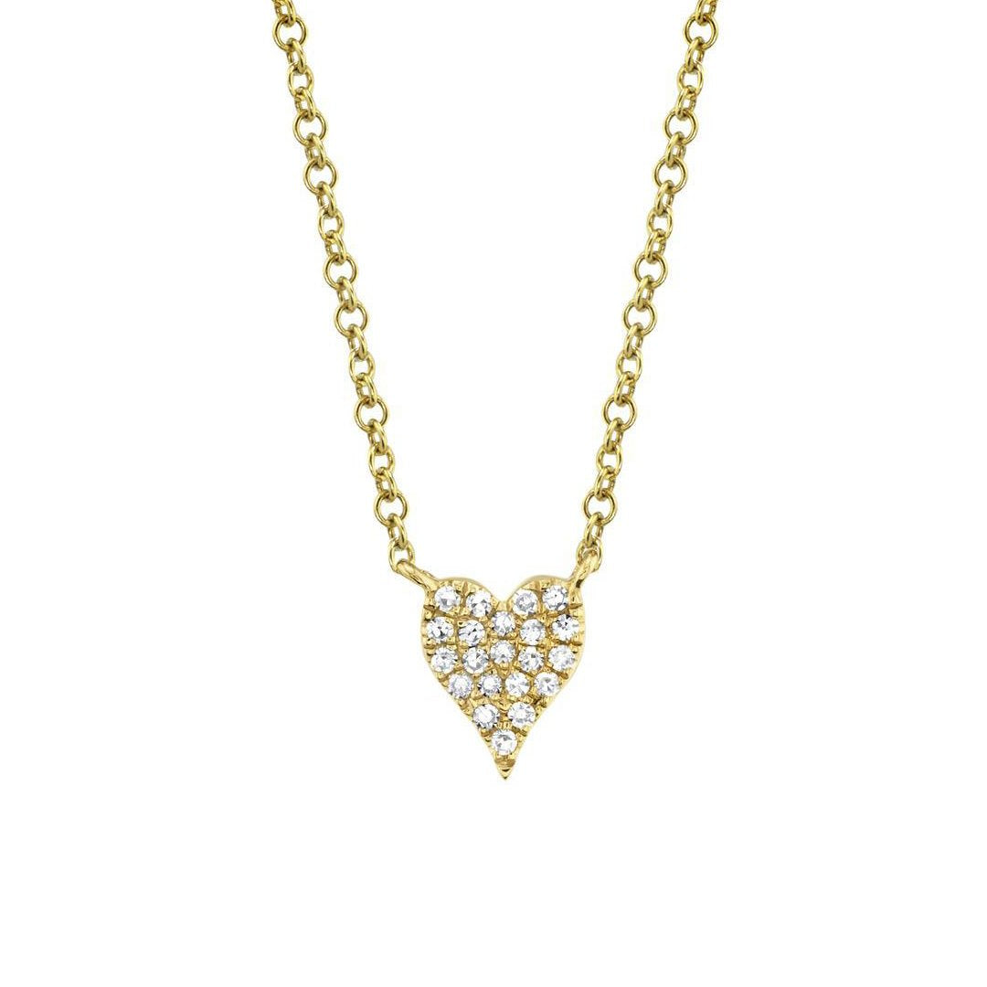 0.05 ctw Diamond Small Heart Necklace