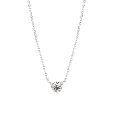 0.66 ct Diamond Solitaire Necklace