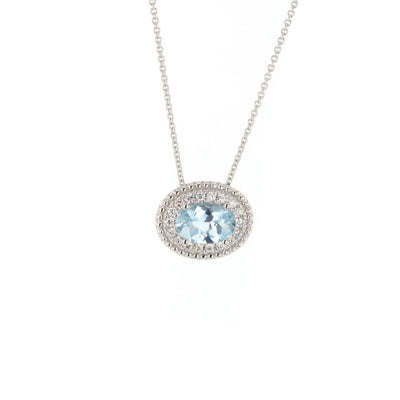 Charles Krypell & Diamond Pendant Necklace - Continental Diamond