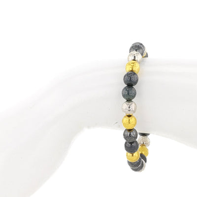 Bead Stretch Bracelet - Continental Diamond