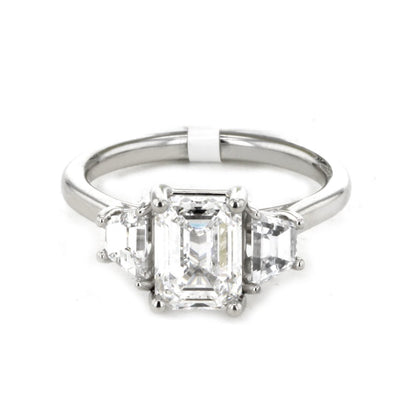 0.76 ctw Lab Grown Diamond Engagement Ring - Continental Diamond
