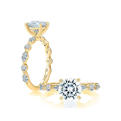 0.62 ctw Diamond Solitaire Engagement Ring - Continental Diamond
