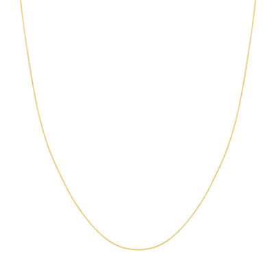 20" 0.9MM Cable Chain - Continental Diamond