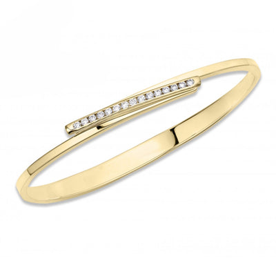 Bling Swing Bangle Bracelet - Continental Diamond