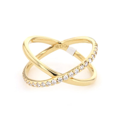 0.30 ctw X Ring - Continental Diamond