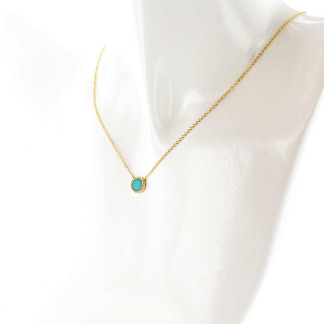 Turquoise & Diamond Necklace - Continental Diamond