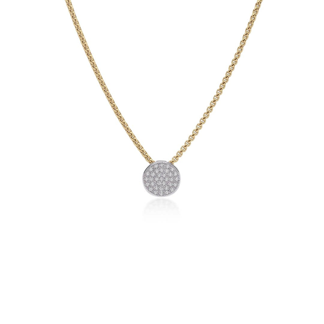 0.29 ctw Diamond Pendant Necklace - Continental Diamond