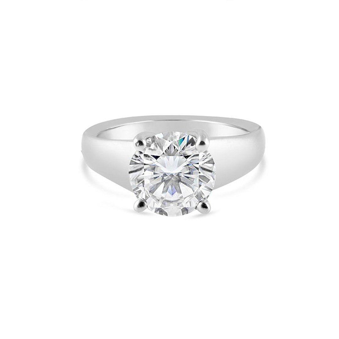 Solitaire Engagement Ring - Continental Diamond