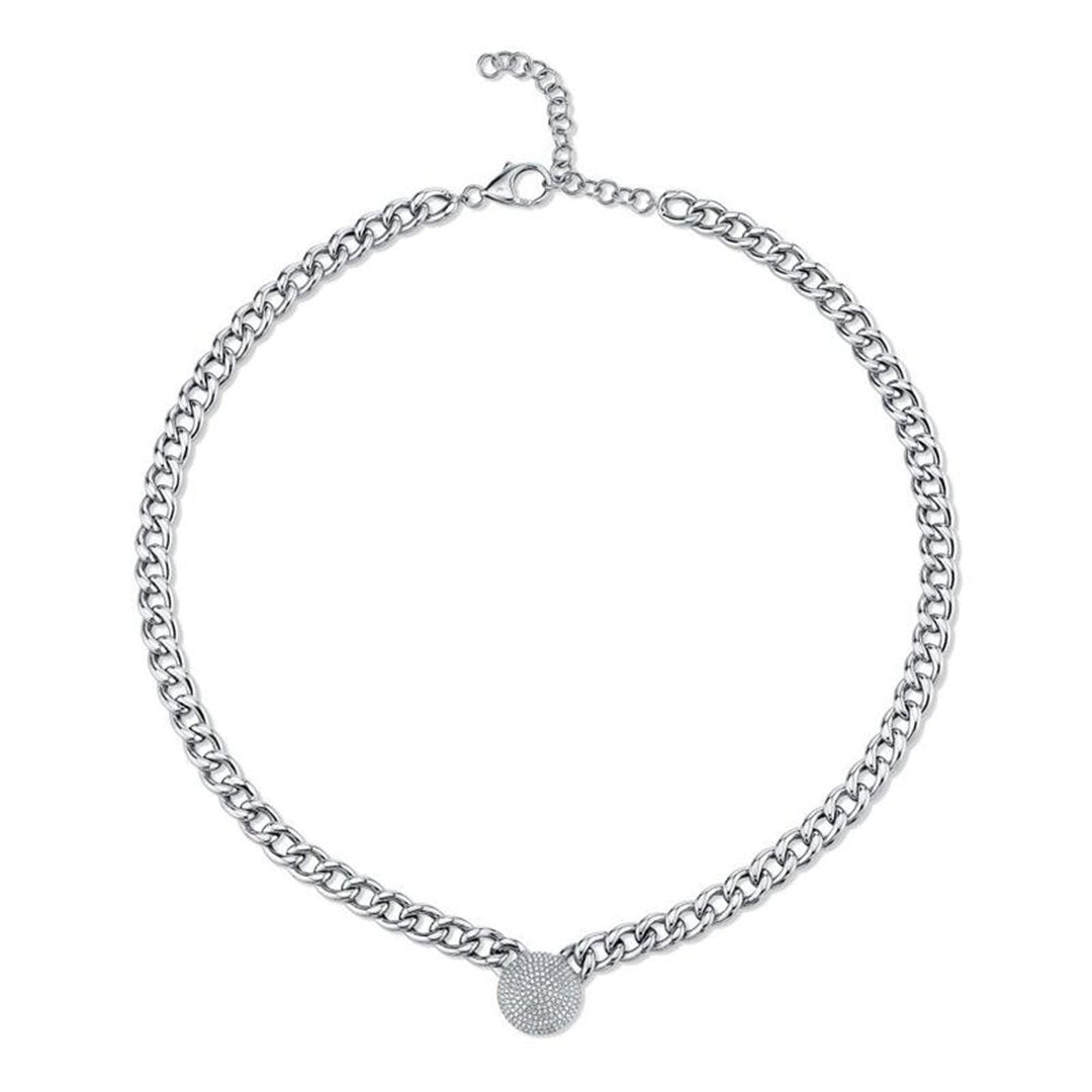 0.49 ctw Diamond Circle Necklace - Continental Diamond