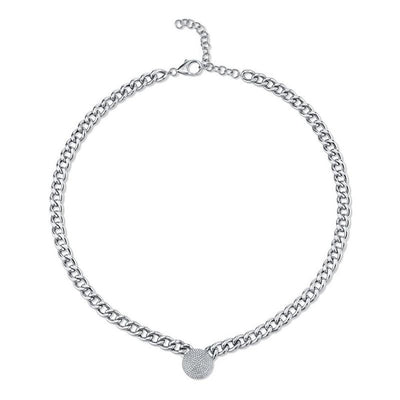 0.49 ctw Diamond Circle Necklace - Continental Diamond
