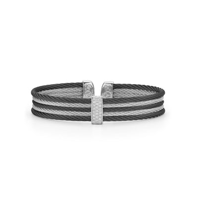0.19 ctw Diamond Bangle Bracelet - Continental Diamond