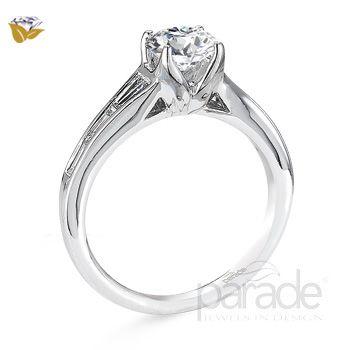 0.30 ctw Diamond Solitaire Engagement Ring - Continental Diamond