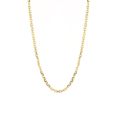 18" 1.1MM Cable Link Chain - Continental Diamond