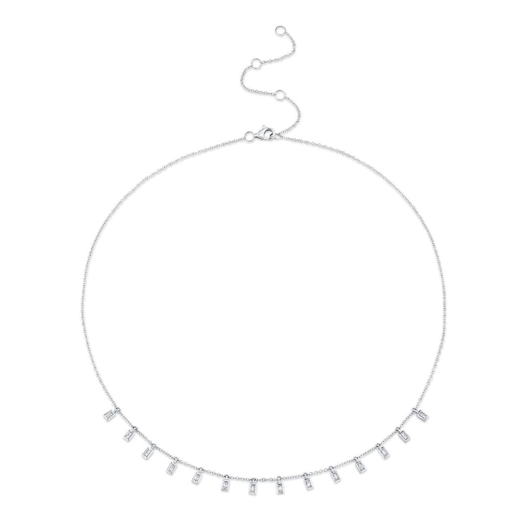 0.34 ctw 15+3" Diamond Necklace - Continental Diamond