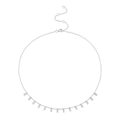 0.34 ctw 15+3" Diamond Necklace - Continental Diamond