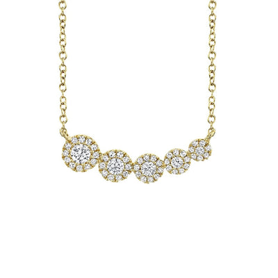 0.32 ctw Diamond Necklace - Continental Diamond