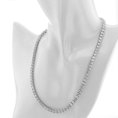 29.65 ctw Diamond Eternity Necklace - Continental Diamond