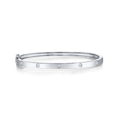 0.38 ctw Diamond Bangle Bracelet - Continental Diamond