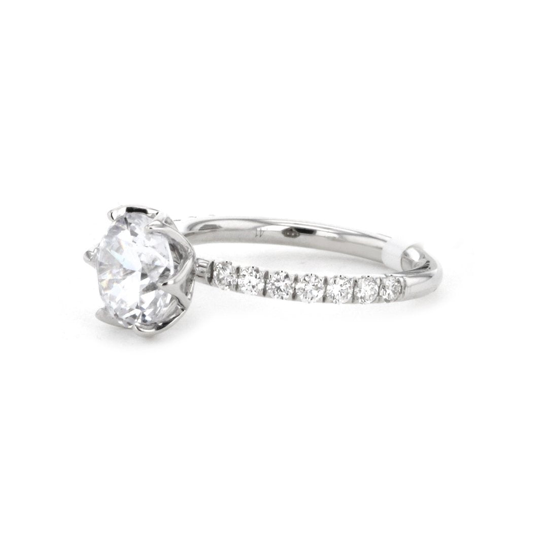 0.41 ctw Diamond Solitaire Engagement Ring - Continental Diamond