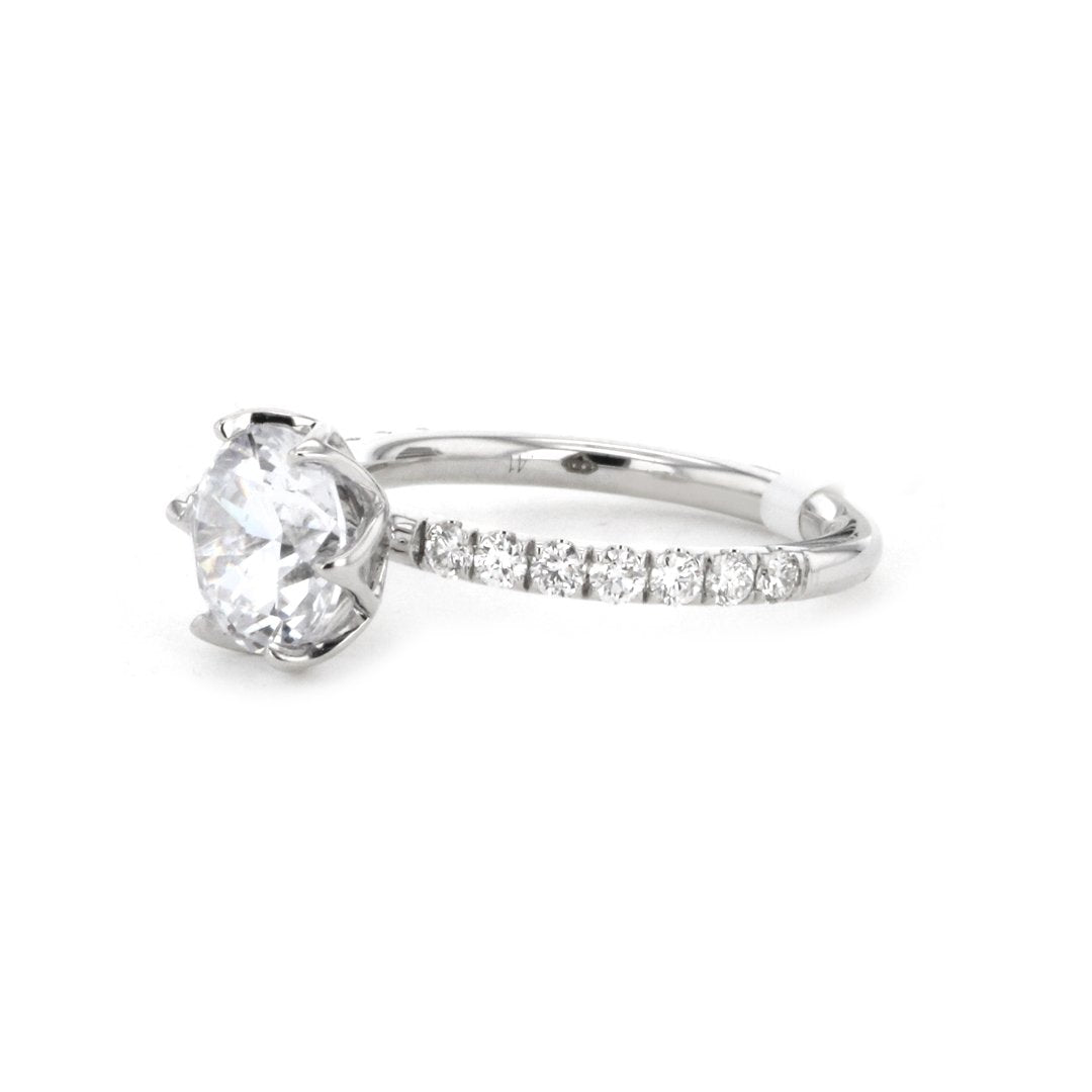0.41 ctw Diamond Solitaire Engagement Ring - Continental Diamond