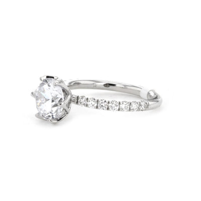 0.41 ctw Diamond Solitaire Engagement Ring - Continental Diamond