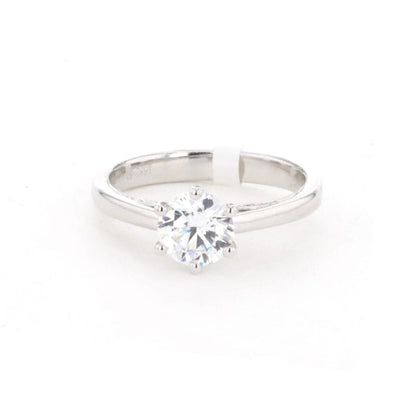 0.10 ctw Diamond Solitaire Engagement Ring - Continental Diamond