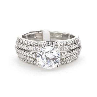 0.57 ctw Diamond Solitaire Engagement Ring - Continental Diamond