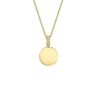 0.02 ctw Diamond Pendant Necklace - Continental Diamond