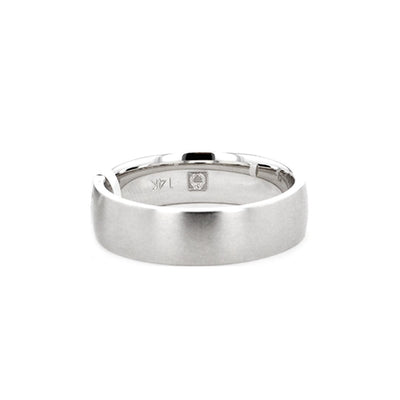 6MM Low Dome Plain Band - Continental Diamond