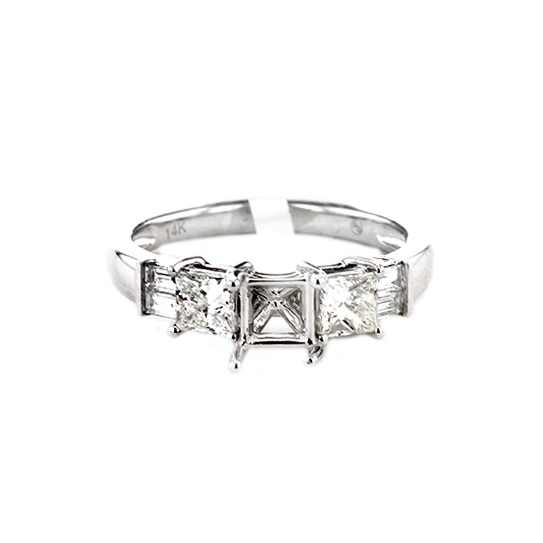 0.87 ctw Diamond Solitaire Engagement Ring - Continental Diamond