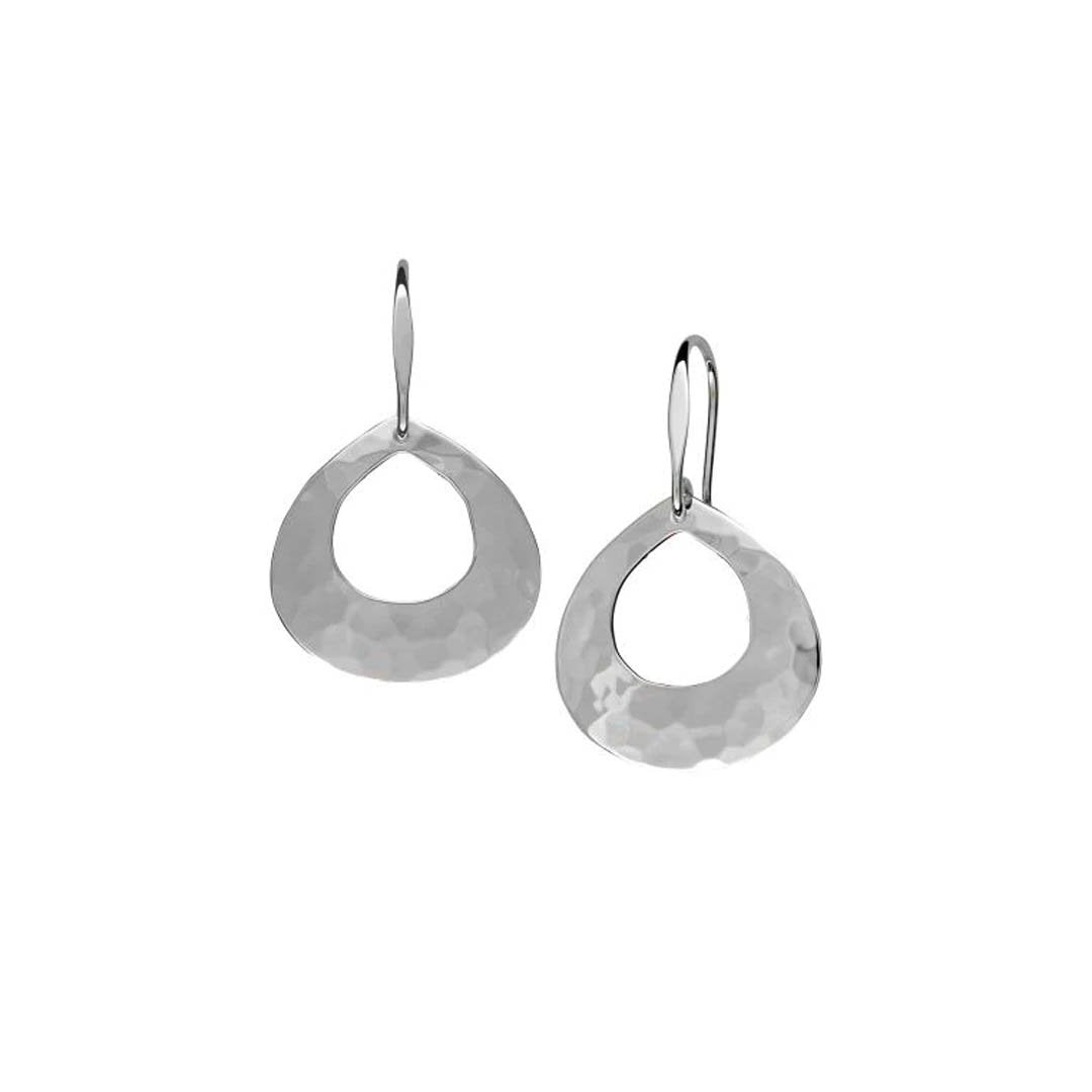 Silver Gum Drop Earrings - Continental Diamond