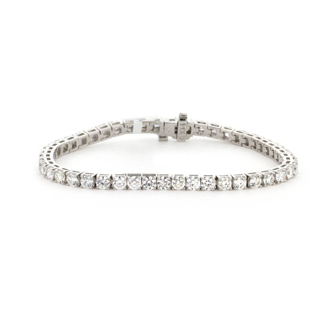 7.03 ctw Diamond Eternity Bracelet - Continental Diamond
